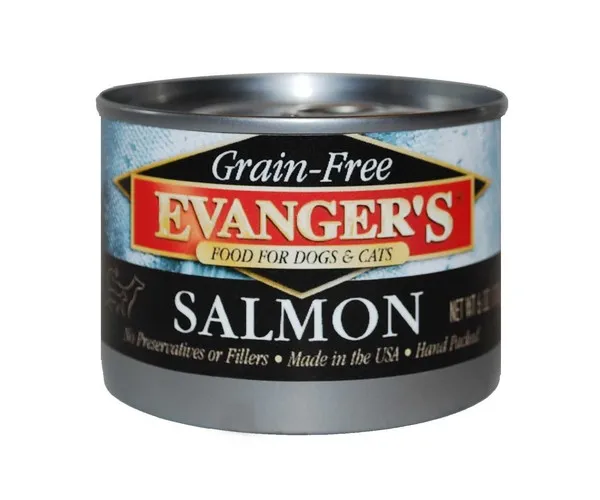 24/6oz Evanger's Grain-Free Wild Salmon For Dogs & Cats - Health/First Aid